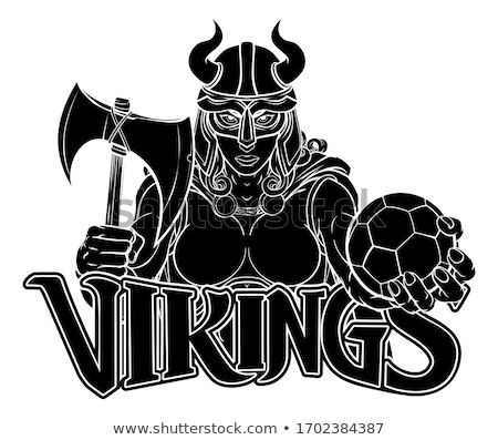 Foto d'archivio: Viking Female Gladiator Soccer Warrior Woman