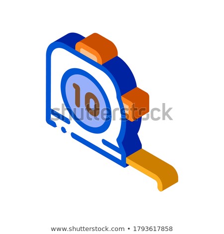 Reel Meter Tool Isometric Icon Vector Illustration [[stock_photo]] © pikepicture