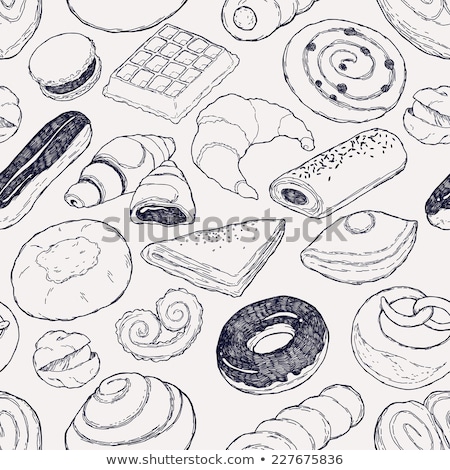 Stockfoto: Marzipan And Chocolate Roll