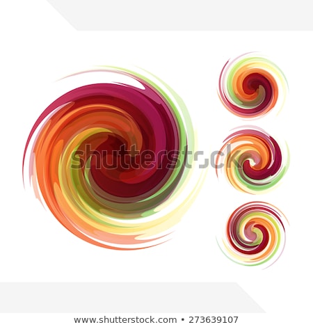 Foto d'archivio: Web Decorative And Colored Swirl Symbol