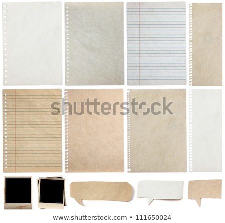Stock photo: Old Paper Note Book