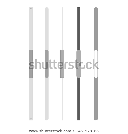 Stockfoto: Set Of Sliders Scroll Bars