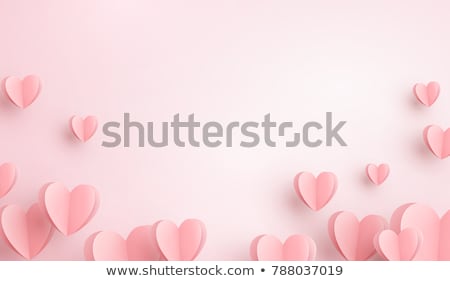 Zdjęcia stock: Valentines Day And Wedding Greeting Card And Invitation