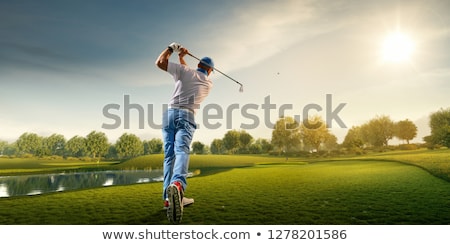 Foto stock: Ogador · de · golfe