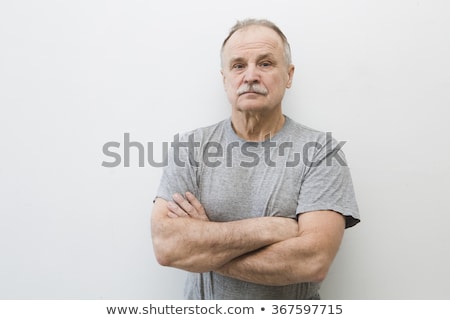 Zdjęcia stock: Serious Portrait Of Man Real People