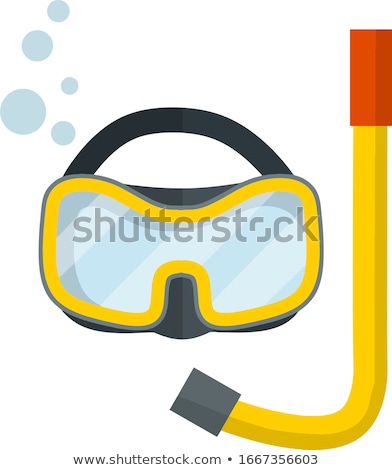 Foto d'archivio: A Scuba Diver On White Background