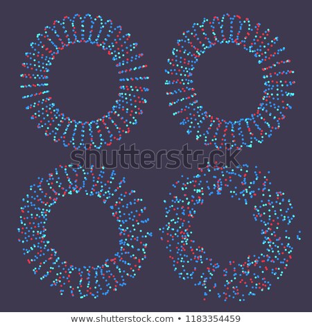 Stok fotoğraf: Molecular Structure Vector Neurons Chemistry And Science Object Abstract Molecule Grid Illustrat