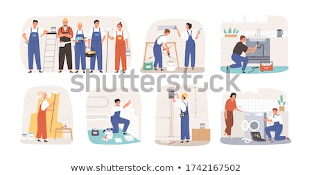 Stock photo: Plumber Male Master In Uniform