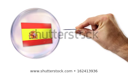 European Union Economic Bubble About To Explode By A Needle Stock fotó © klublu