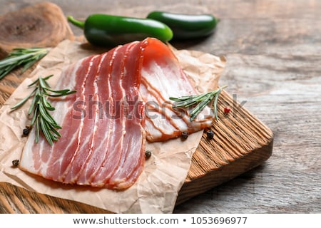 Foto stock: Slices Of Bacon