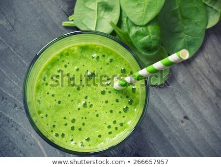 Foto d'archivio: Green Smoothie In A Glass