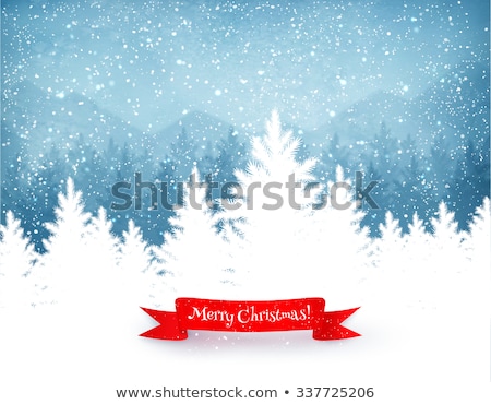 Stock fotó: Watercolor Snowflake On White Background