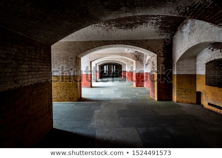 Empty Corridors Of Fort Point Stockfoto © cla78