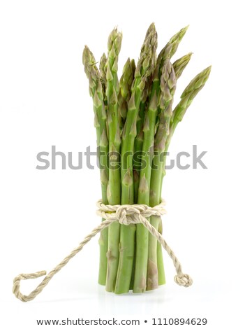 Foto stock: Bundle Of Green Asparagus Path