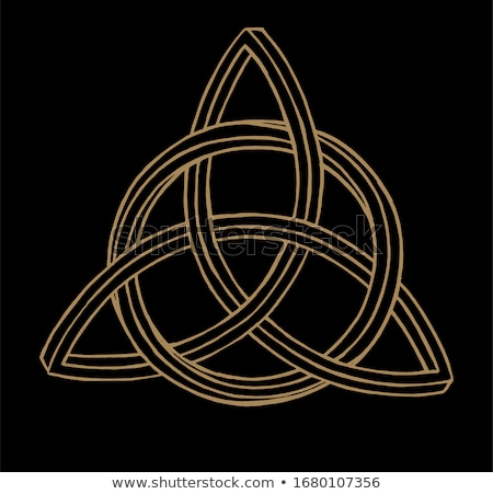 Stock photo: Triangle Knot Logo Icon Sign