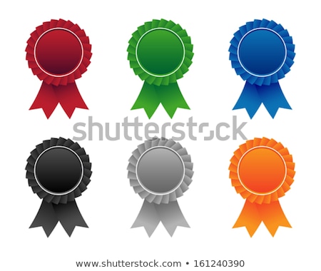 Collection Of Colorful Award Ribbons Vector Set Isolated On White Background - Vector Illustration Foto stock © simo988
