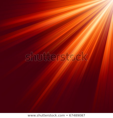 Zdjęcia stock: Red Luminous Rays Eps 8