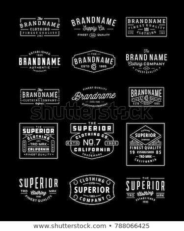 Foto stock: Simple Vintage Badges