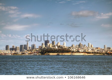 Foto stock: Downtown Of San Francisco As Seen From Seaside