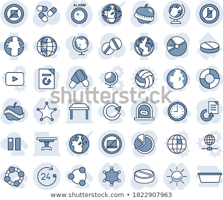 Foto stock: Background With Laptop And Earth Globe