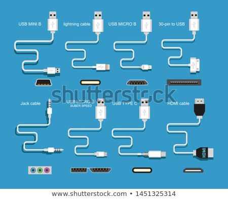 Stock fotó: Usb 30 Micro B Plug