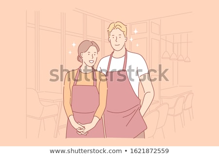 Stockfoto: Waiters And Cooks