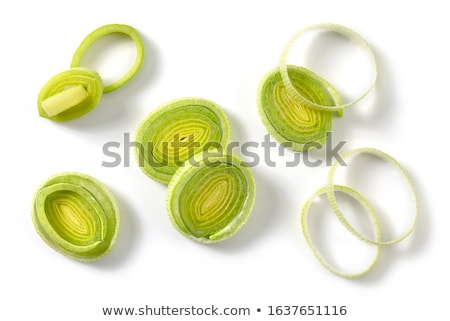 Stock fotó: Cutting Leek