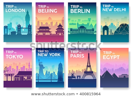 Foto stock: Vector - India Country Set Of Banners