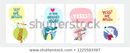 Stock foto: Abstract Tooth Cartoon