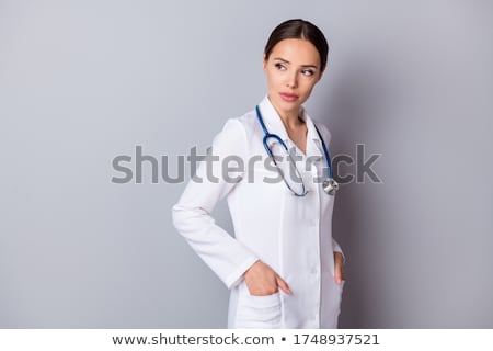 Stock foto: Woman Wearing A Lab Coat