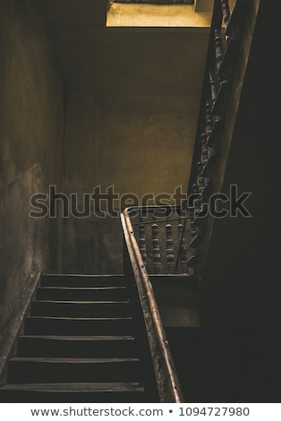 [[stock_photo]]: Wooden Stairs In Tenement House