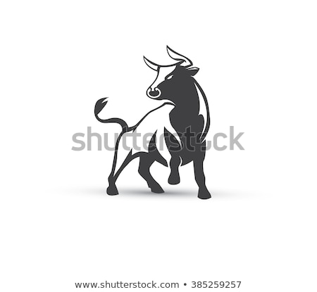 Foto stock: Abeza · de · toro · con · anillo