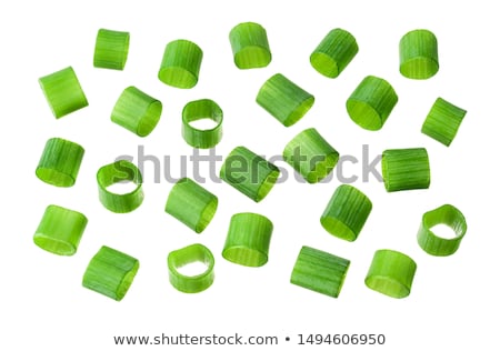 Foto stock: Chopped Chives