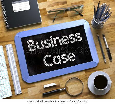 [[stock_photo]]: Hand Drawn Case Study On Office Chalkboard