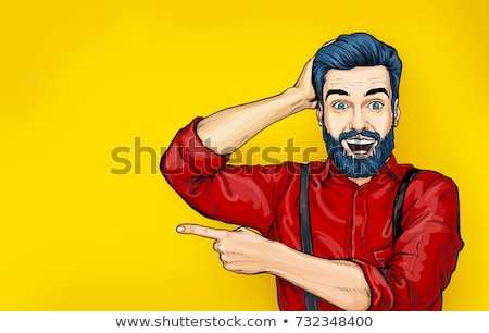 Zdjęcia stock: Pop Art Man