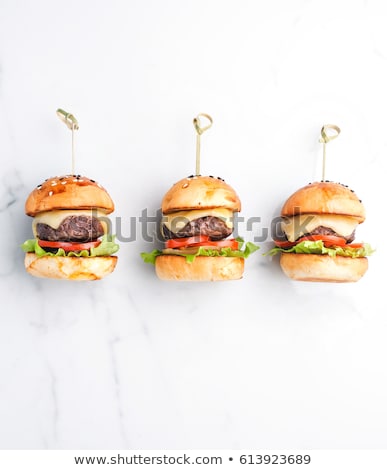 Stok fotoğraf: Delicious Mini Burgers