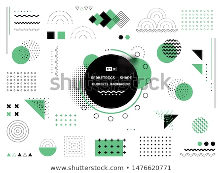 Stock foto: Abstract Halftone Backgrounds Vector Set Of Isolated Modern Design Element