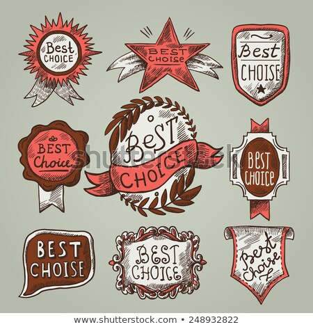 Foto stock: Best Choice Exclusive Offer Vector Illustration