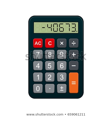 Zdjęcia stock: Calculator With Buttons Device For Calculation