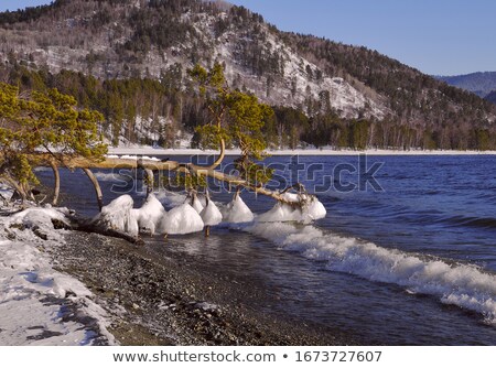 Stock photo: Winter Mountain Scenery Covered With Snow Without People
