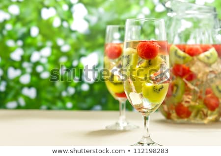 Kiwi Melon White Sangria Stock photo © 3523studio