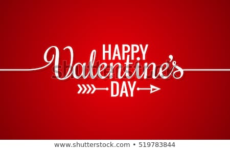 Foto stock: Heart For A Valentines Day With Red Bow