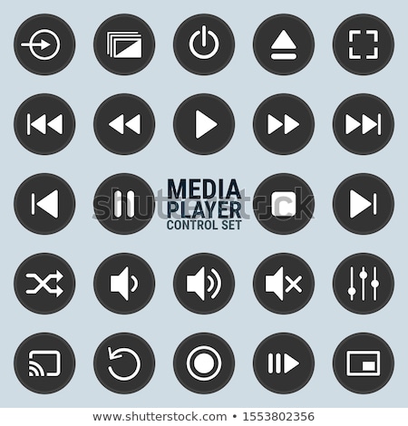 ストックフォト: Media Player Button