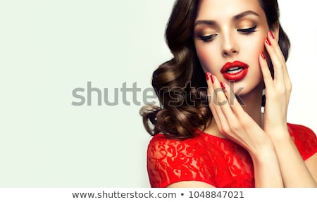 Stock photo: Bright Red Dress