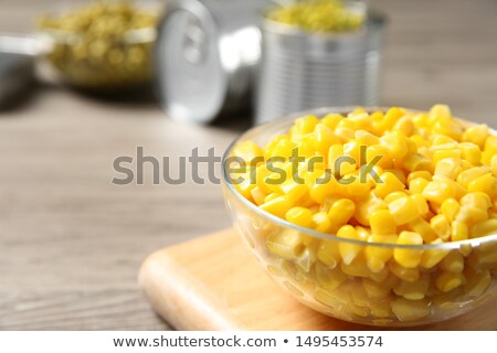 Сток-фото: Sweet Corn In Aluminum Can