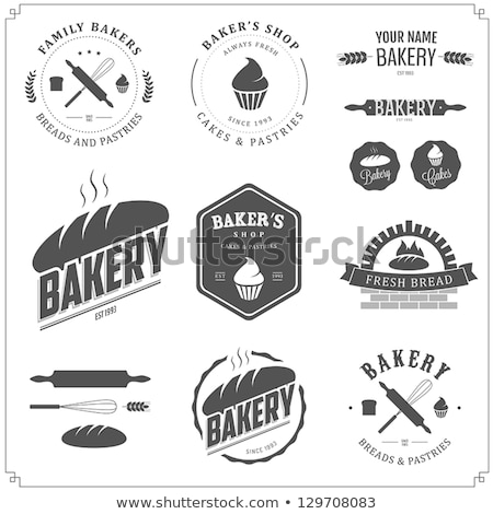 Stock photo: Bakery Shop Emblem Labels Logo And Design Elements Fresh Bread Vector Illustration