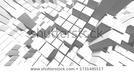 Stock foto: Abstract Square Mosaic Background 3d Rendering