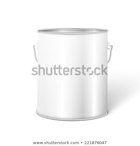 Stock photo: White Paint Can 3d Rendering