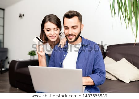 Foto stock: Couple Doing Shopping