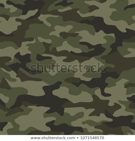 Foto stock: Green Camouflage Seamless Pattern